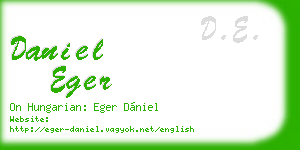 daniel eger business card
